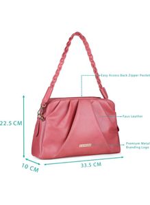 Caprese Orignal Pink Satchel Handbag Regular Size