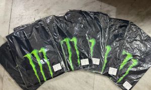 MONSTER ENERGY BLACK COTTON TSHIRT L(42)