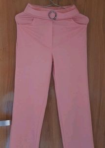 Baby Pink Pants for Women