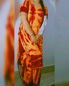 Tie-Dye Sharara Suit