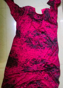 Pink &amp; Black Dress