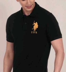 USPA Black Polo T-Shirt