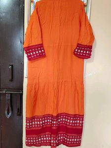Pink &amp; Orange Indian Dress