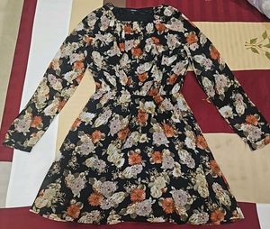 Floral Print Mini Dress