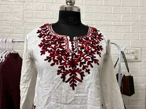 Short Chikankari Kurti