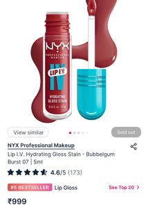 NYX lip iv hydrating gloss stain