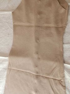 Beige &amp; Black Knit Top