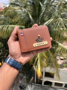 Personalized Brown Wallet