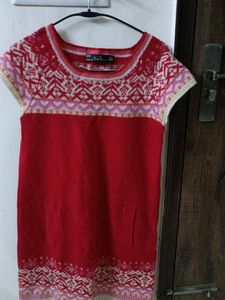 Woolen Long Dress