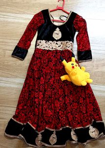 Anarkali floral design kurta