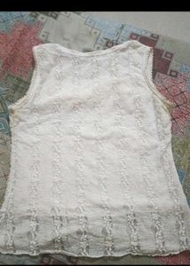 Lace Ruffle Tank Top