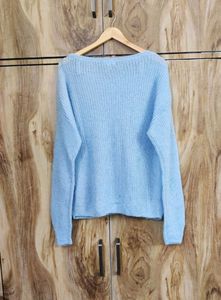 Blue Knit Sweater