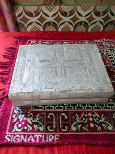 Silver Designer Storage Box