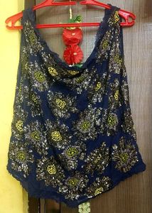 Floral Sequin Tank Top