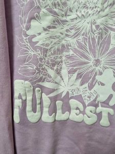Lilac Graphic Sweatshirt