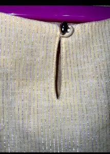 W YELLOW SHIMMER KURTA