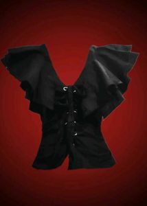 Goth Vampire Corset Blouse