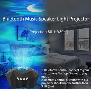 Moon and Star Projector with Bluetooth Speaker