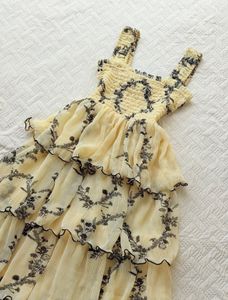 Ganni Floral Tiered Maxi Dress
