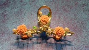 Rose Hair Claw Clip