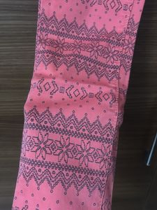 Zola Coral Printed Skinny Jeans