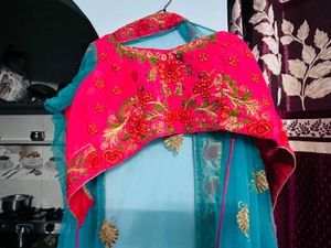 Flower Flared Can Lehenga Lengha Choli Wedding