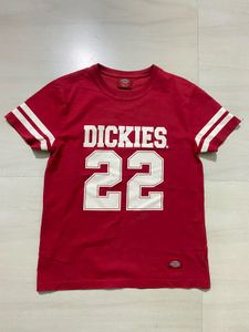 Deep Red Dickies T-shirt