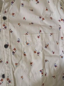 White PRINTED SHIRT FOR BOYS 15 YEAR OLD