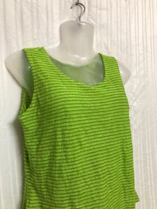 Fluorescent Green Sleeveless Top