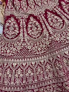 Maroon Embroidered Lehenga Choli