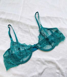 Emerald Lace Bra
