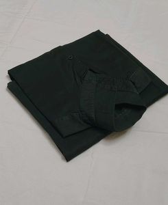Dark Green Button-Down Shirt
