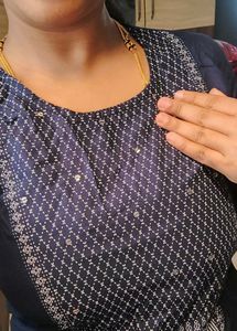 Elegant Navy Blue Kurta