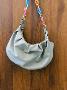 Vintage Gray Shoulder Bag