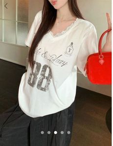 Savana Lace Trimmed Tee