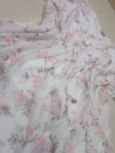 Pink Flower Kaftan Top....❤️