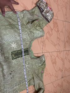 Party Wear Digital Print Embroidery Dress