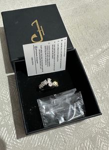 Elegant Open Cuff Ring with Cubic Zirconia