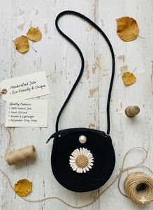 🌼 Stylish Handcrafted Jute Crossbody Bag - New Co