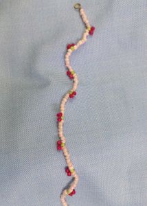 Pink Beaded Bracelet
