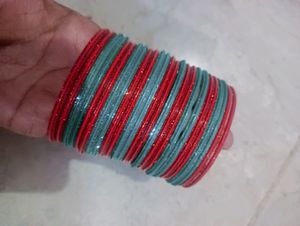 Orange Green Bangles