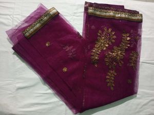 Beutifull Net Saree~💗🫶🏻