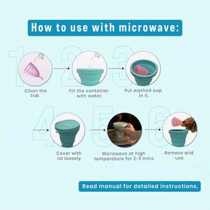 Collapsible Silicone Menstrual Cup Sterilizer