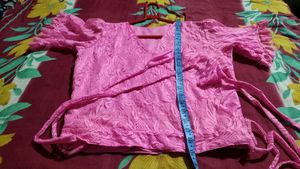 New Awesome 👍 Pink Wrap Top