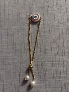 Evil Eye & Pearl Bracelet