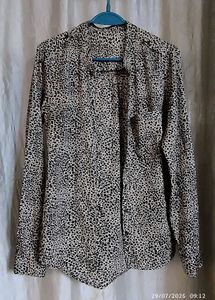 Leopard Print-Down Top