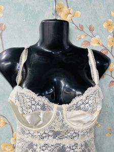 Y2k Lace Bustier Top