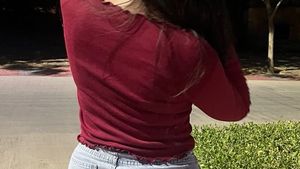 Maroon Long Sleeve Top