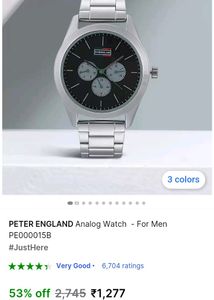 Peter England Watch For Man