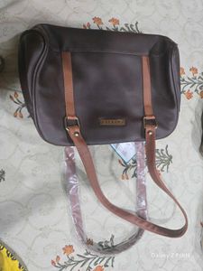 Brand New Caprese Medium Dark Brown Bag